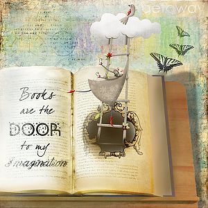 Books are the door to my imagination