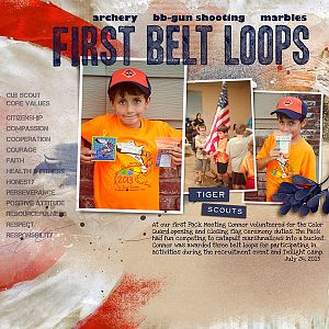 First Belt Loops