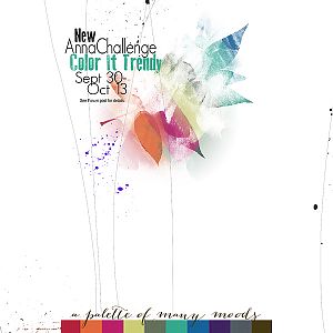 New AnnaChallenge Color It Trendy (Sept 30-Oct 13)