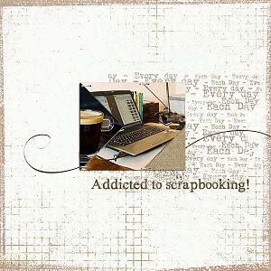 addicted to scrapbooking