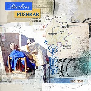 Barber to Pushkar in India