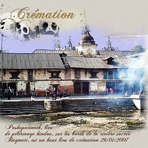 Place of cremation in Kathmandu, Pashupatinath