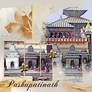 Place of cremation in Kathmandu, Pashupatinath