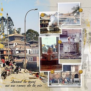 Place of cremation in Kathmandu, Pashupatinath