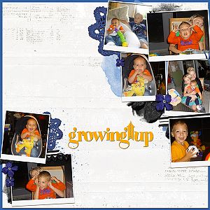 growing up