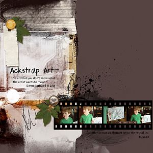 Ackstrap Art