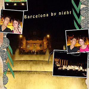 Barcelona by night