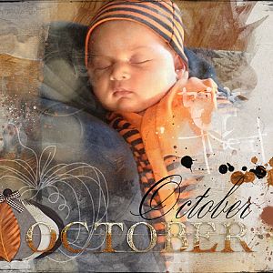 October Calendar Topper