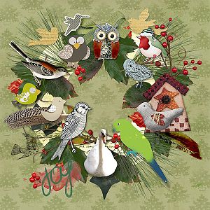 Wreath of Birds