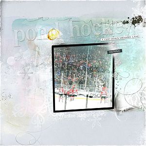 2014Jan26 pond hockey Anna challenge frame it