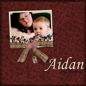 Aidan and Momma