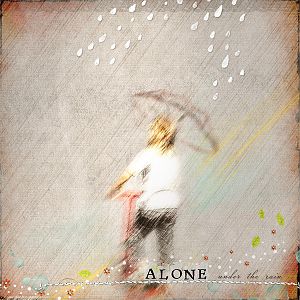 Alone under the rain