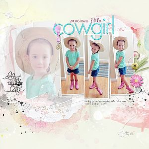 Precious little cowgirl