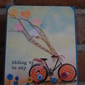 riding by to say