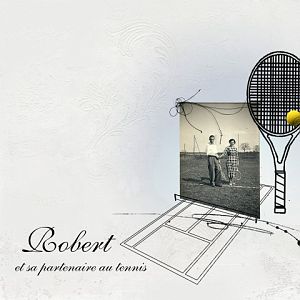 Robert and his partner of tennis