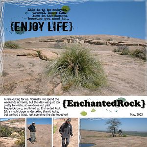 Hiking Enchanted Rock