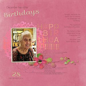 28th of December - Birthdays