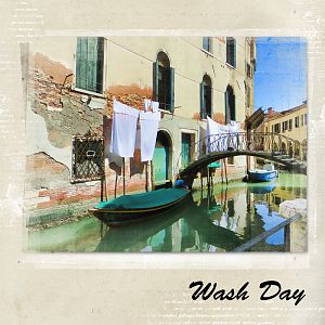 Wash Day Venetian Style