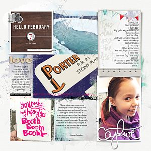Project Life 2015 week 7 page 1