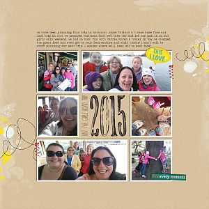 Just the Girls Road Trip 2015 - Right Page