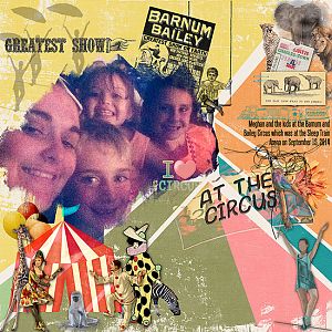 2014 At The Circus challenge 4 Bingo