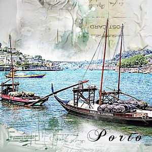 Porto Portugal postcard