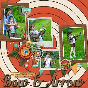 Archery with Auntie Debbie