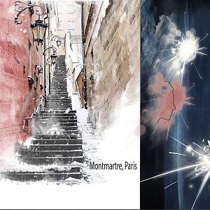 Montmartre, Paris, tribute