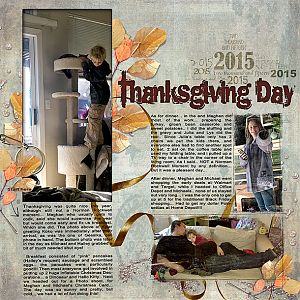 2015 Thanksgiving Day Slow Scrap challenge