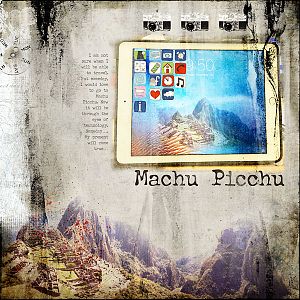 Let's blend our favorite or dream present Challenge - Machu Picchu