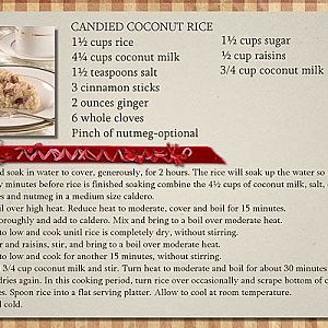 Candied Coconut Rice