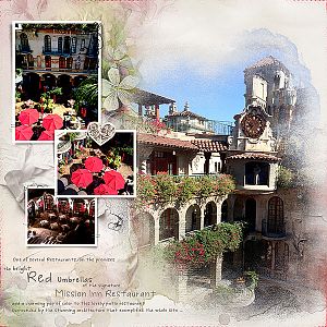 2015 Red Umbrellas @ The Mission Inn... Anna Color challenge