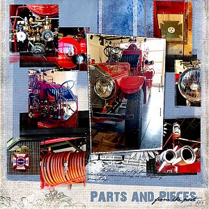 2015 Vintage Fire engine Parts ... ch 1 typography