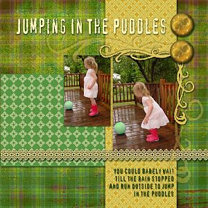 Jumping in the puddles