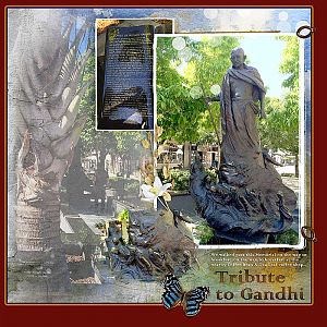 2015 Tribute  to Gandhi