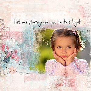 Let me photograph you ...