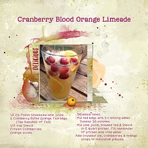 Cranberry Blood Orange Limeade