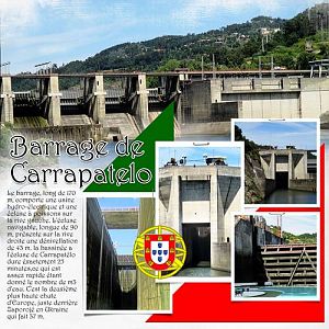 Lock of Carrapatelo Portugal