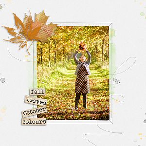 Autumn Leaves Stamps Element Pack