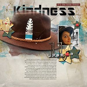 K is for Kindness--Project Album 2016