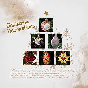 Christmas Decorations - Challenge day 21