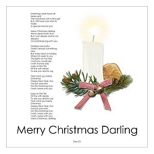 Day 23 - Merry Christmas Darling