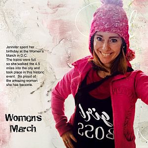 Anna Lift Women's March