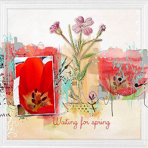 Pinkadoo Designs Template Challege No.1 - Waiting for spring