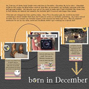 Born in December