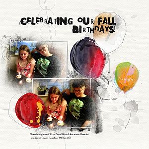 2016 Anna Color challenge... Fall Birthdays...