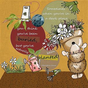 Planted hedgehog quote