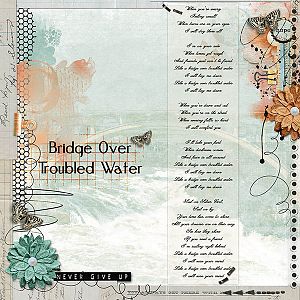 Challenge 1 - Lyrics - Bridge Over Troubled Waters