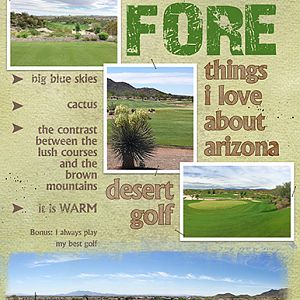 Challenge 4_FourThingsILoveAbout_Desert Golf