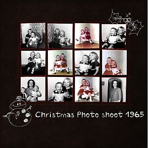 1965 Christmas Photot Shoot